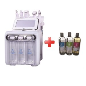 Hydra Dermoabrasion Multifuncional 5 En 1 + Kit de Soluciones