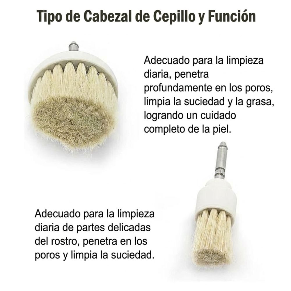 Repuesto Cepillos Giratorios para Limpieza Facial - Imagen 3