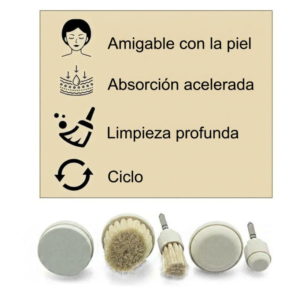 Repuesto Cepillos Giratorios para Limpieza Facial - Imagen 4