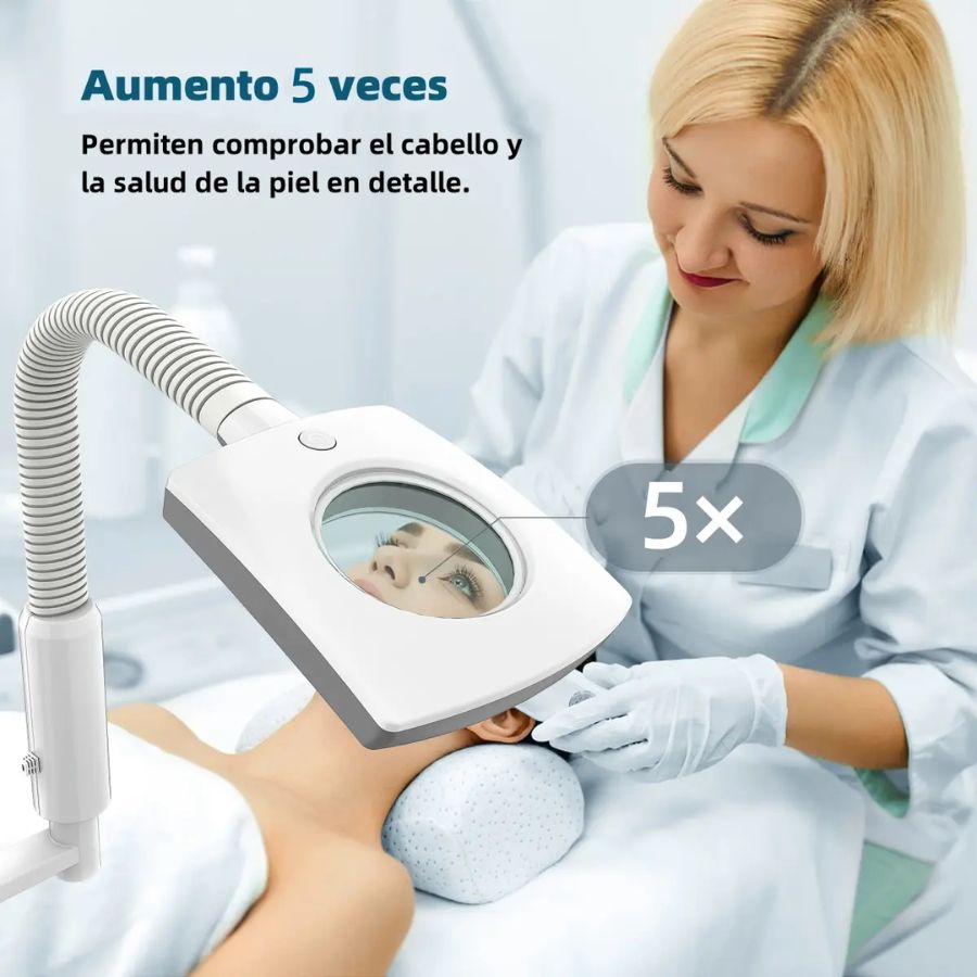 Vaporizador Ozono Con Temporizador, Lupa y Lámpara Led - Imagen 8