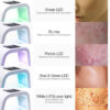 Tunel de luz  cromoterapia 7 colores cuidado y reparación piel facial - Imagen 9