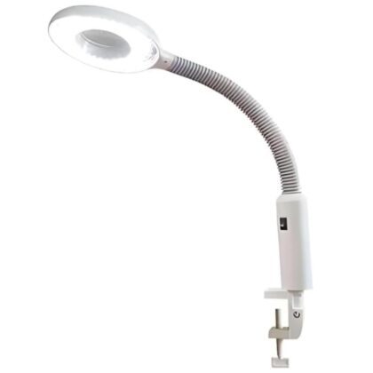 Lampara con Lupa X5 para escritorio (Con Clip)