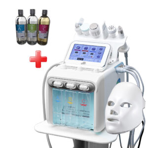 Hydra Dermoabrasión Multifuncional 7 En 1 (con Mascara) +  Kit de Soluciones