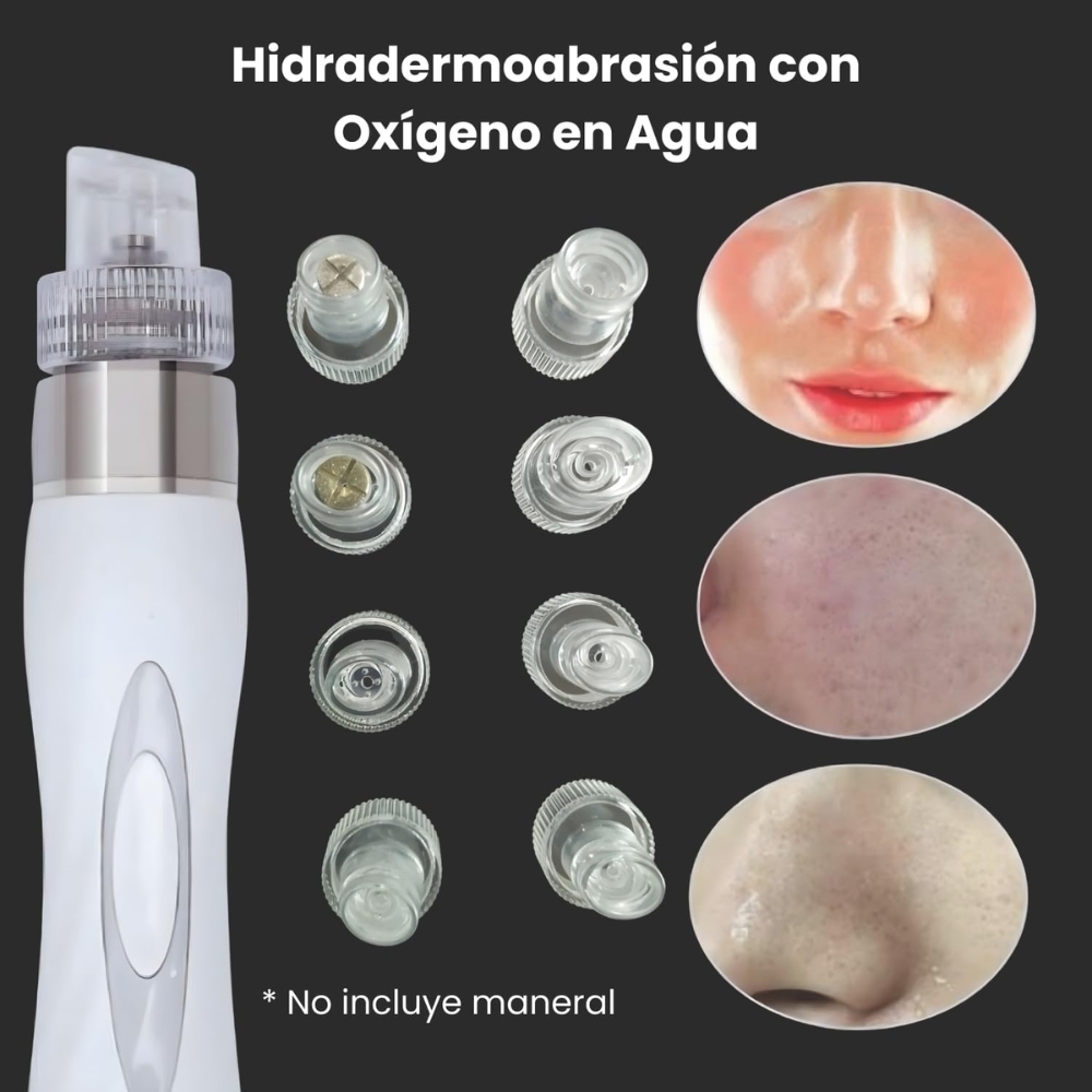 Puntas - Boquillas Maneral Hydra dermoabrasion (kit de 8 boquillas) - Imagen 4