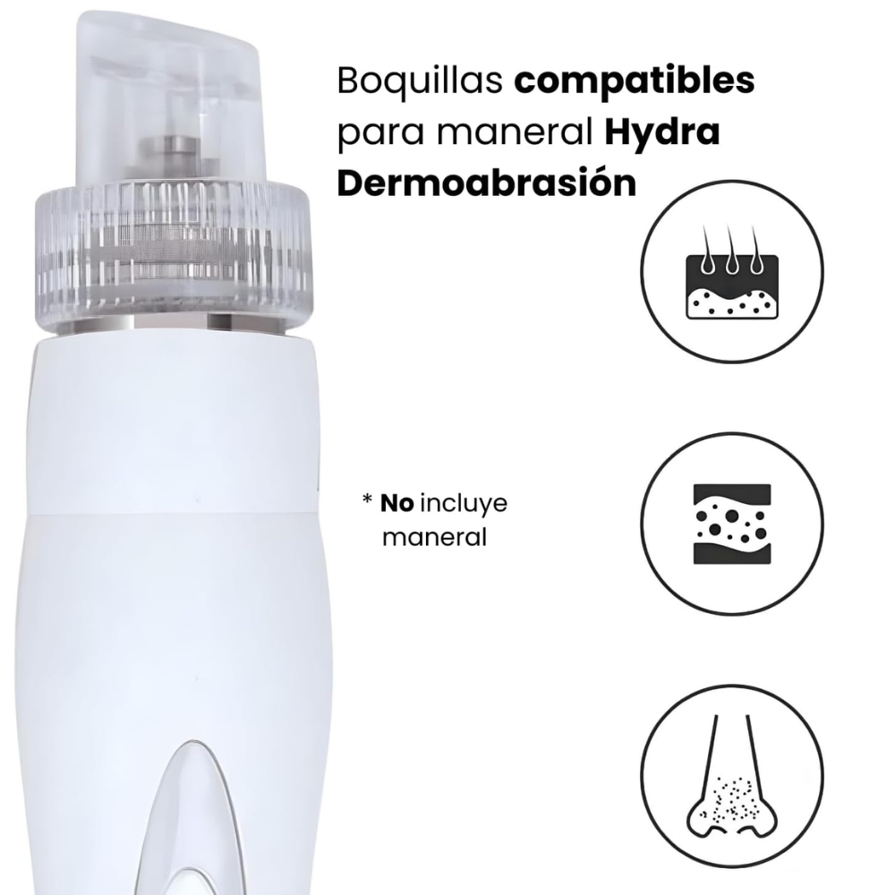 Puntas - Boquillas Maneral Hydra dermoabrasion (kit de 8 boquillas) - Imagen 5