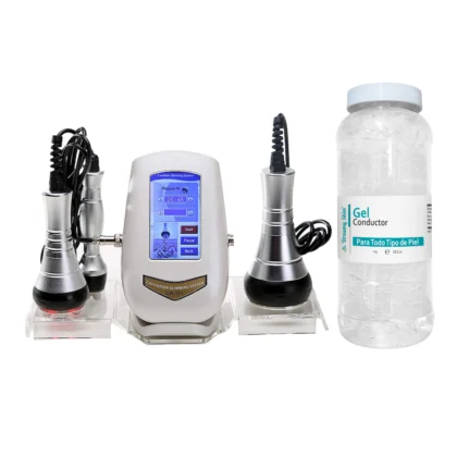 Cavitador 40k con Radiofrecuencia para facial y coporal con gel 1kg (Combo 15)