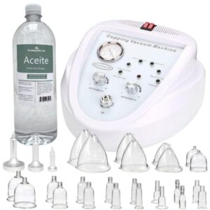 Vacumterapia + Aceite para Masajes 1lt (Combo 1)