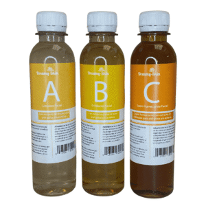 Kit de soluciones Hydra Dermoabrasión A-B-C para piel grasa y/o acneica 250 ml