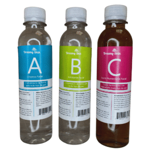 Kit de soluciones Hydra Dermoabrasión A-B-C para todo tipo de piel 250 ml