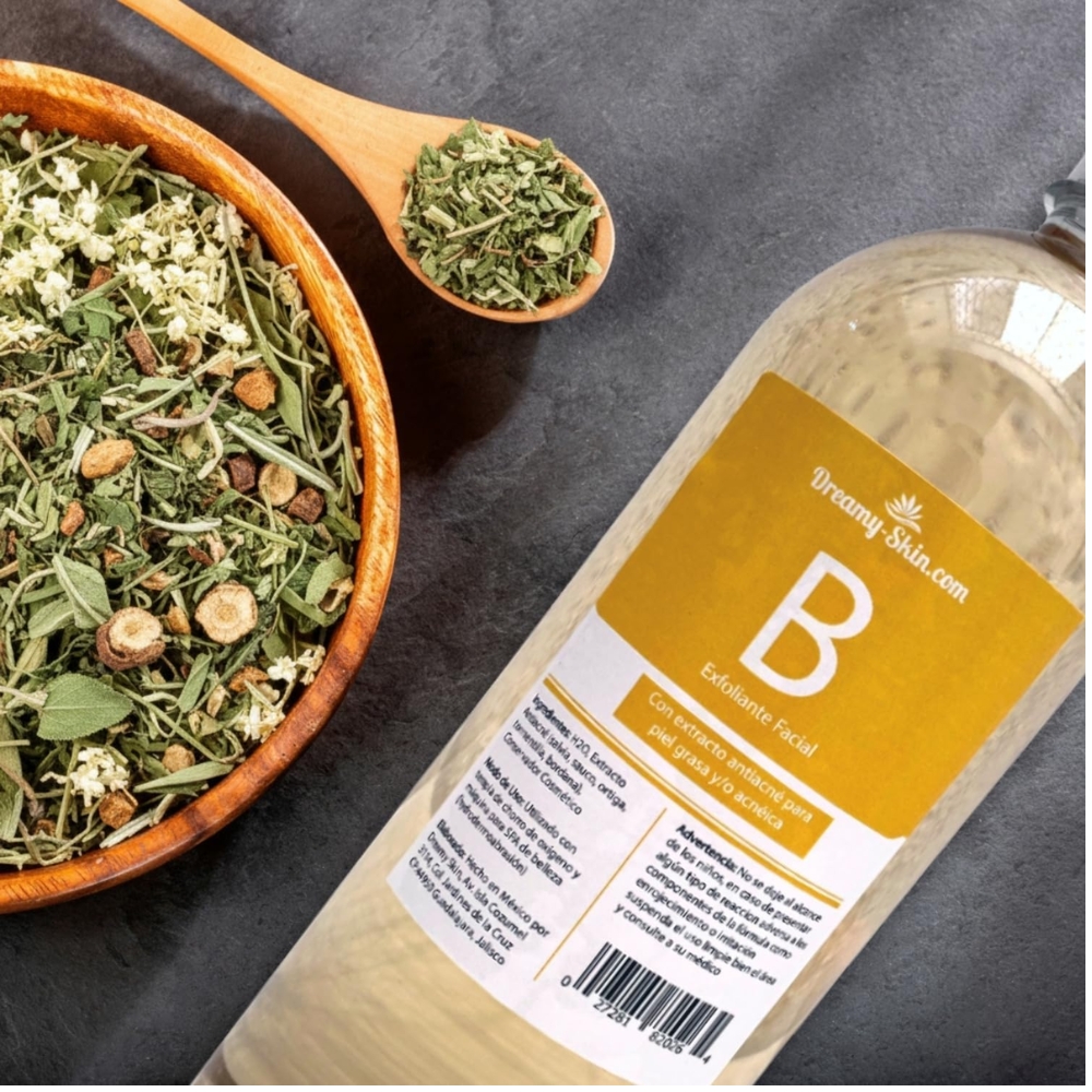 Solución exfoliante B hydra dermoabrasión para piel grasa y/o acneica 1lt - Imagen 6