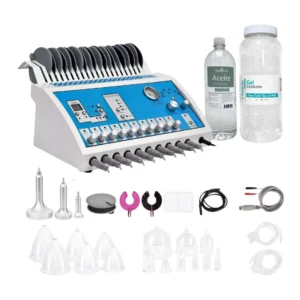 Gimnasia Pasiva con vacumterapia incluye gel de 1kg y aceite de 250ml (Combo 16)