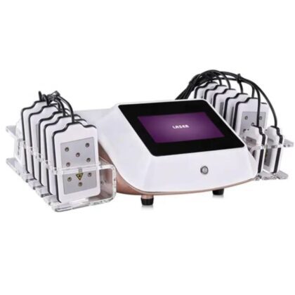 Lipolaser con 14 pads laser diodo para adelgazamiento corporal