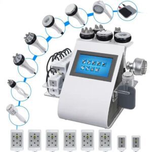 Cavitador 40k 9 funciones en 1 con 8 pads (Gris)