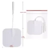 Pads electrodos para TENS EMS, 5 x 5 cm, paquete con 10 pares - Imagen 7