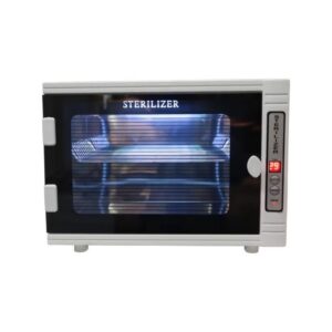 Esterilizador UV Acero Inoxidable y Cristal para Estética, SPA y Barberia