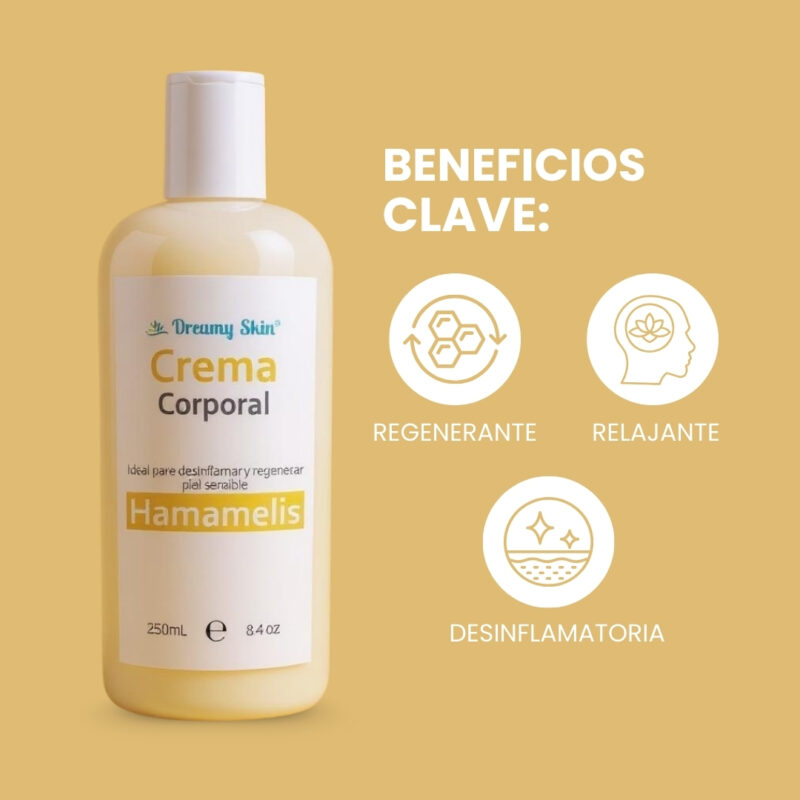 Crema Corporal Hamamelis y Caléndula 250ml - Imagen 5