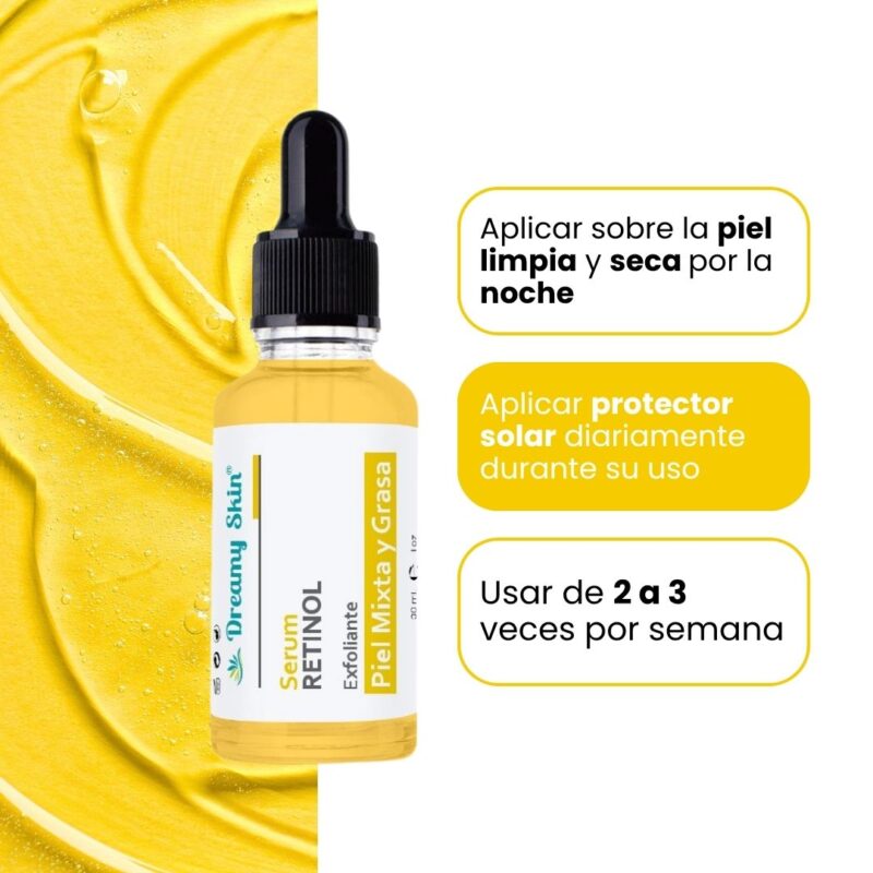 Serum Tópico Retinol Piel Mixta 30ml - Imagen 5