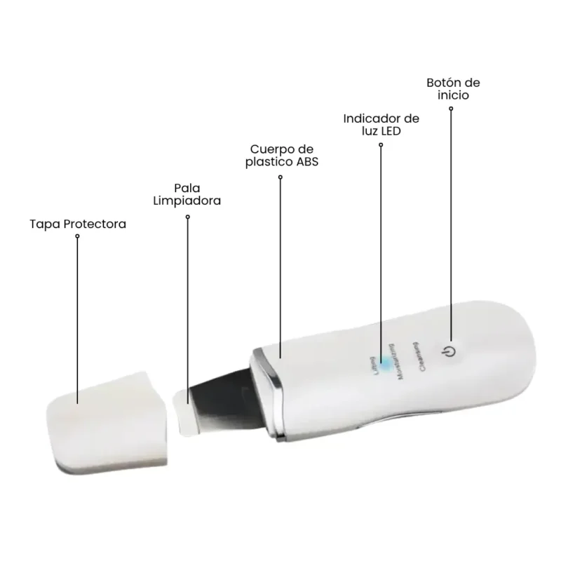 Limpiador Portátil Espátula Facial Skin Scrubber - Imagen 4