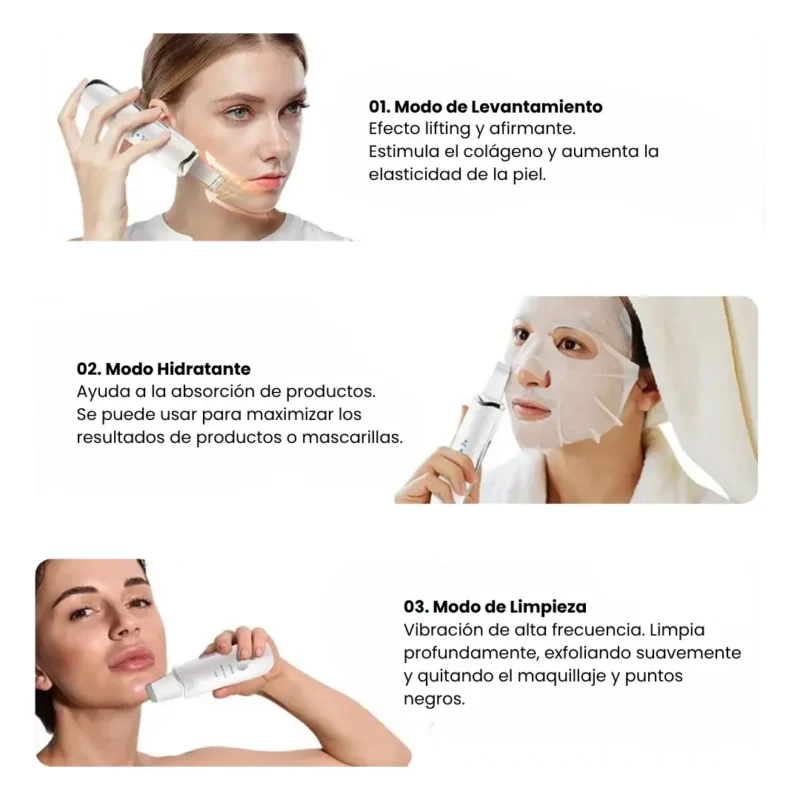 Limpiador Portátil Espátula Facial Skin Scrubber - Imagen 8
