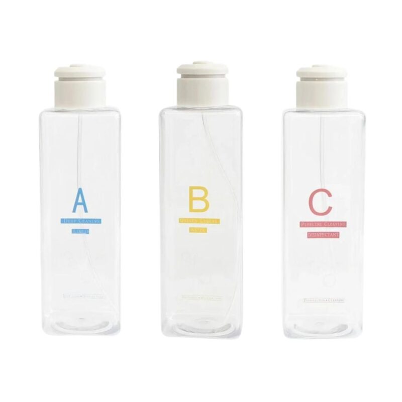 Kit de Botes A, B y C para Equipo de Hidradermoabrasión – Repuestos de Líquidos