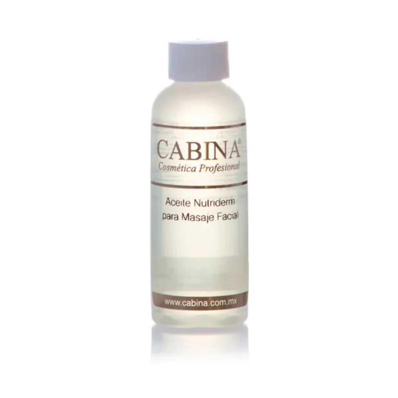 Aceite Nutriderm para Masaje Facial CABINA de 60ml y 120ml