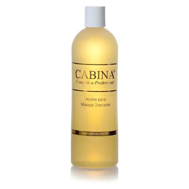Aceite para Masaje Drenante  Profesional Cabina 240 ml y 480 ml.