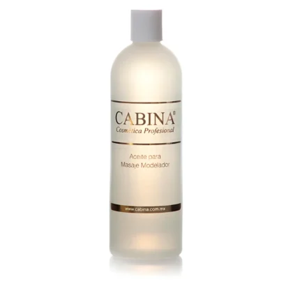 Aceite para Masaje Modelador Profesional Cabina 240 ml y 480 ml.