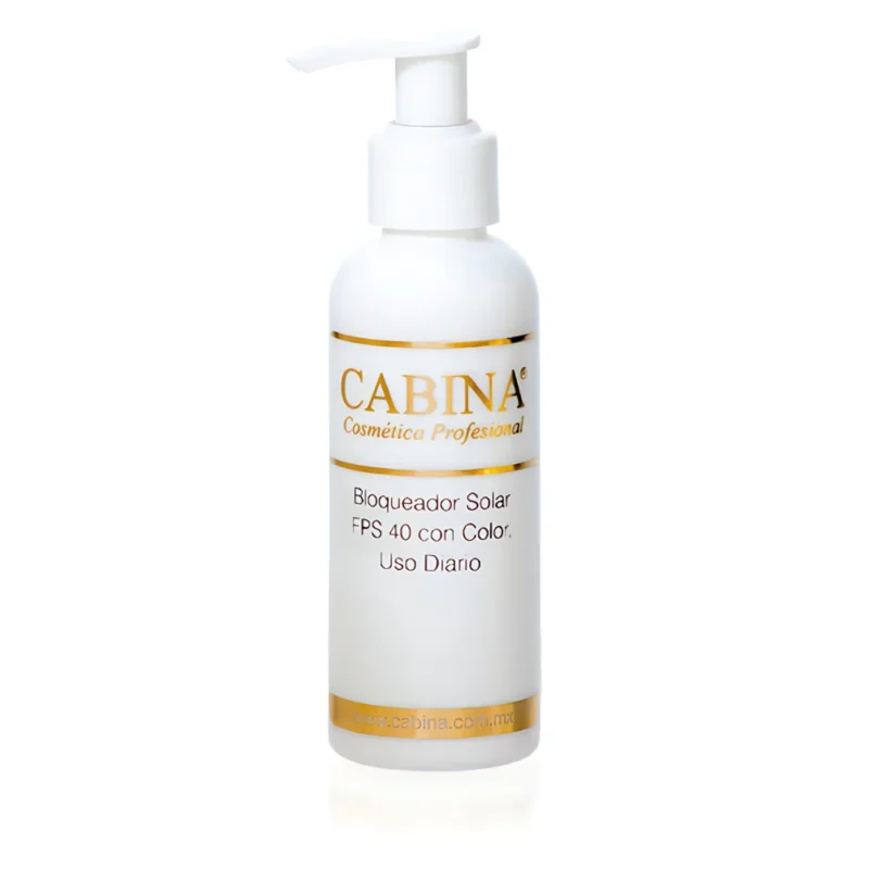 Bloqueador Solar FPS 40 con Color Cabina 52 ml y 112 ml