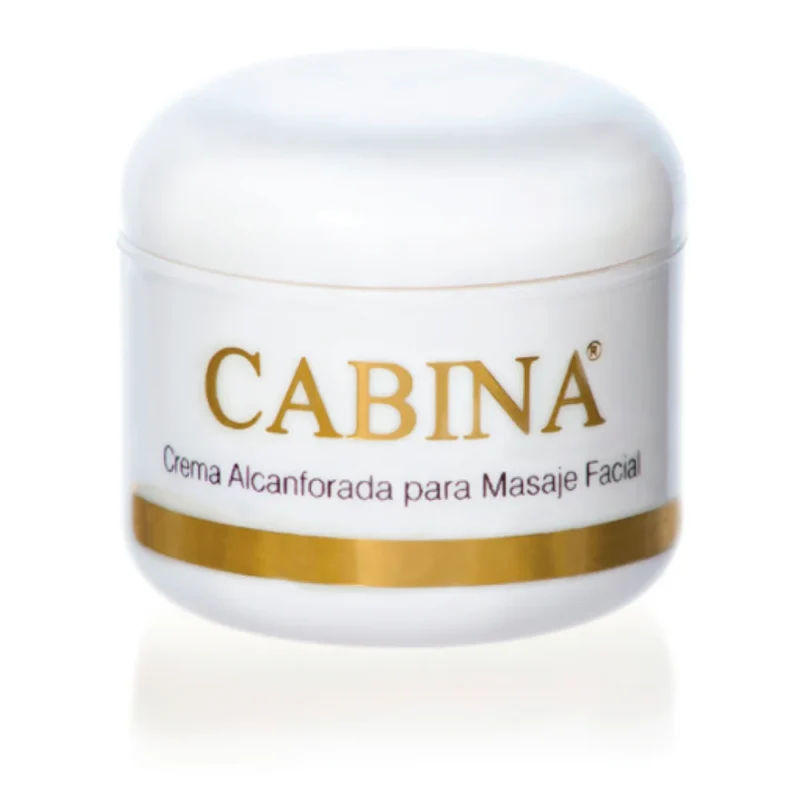 Crema Alcanforada para Masaje Facial Cabina 112 g y 224 g.