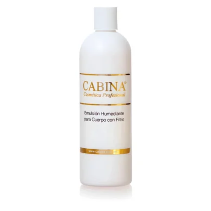 Emulsión Humectante para Cuerpo con Filtro Cabina 240 ml y 480 ml.