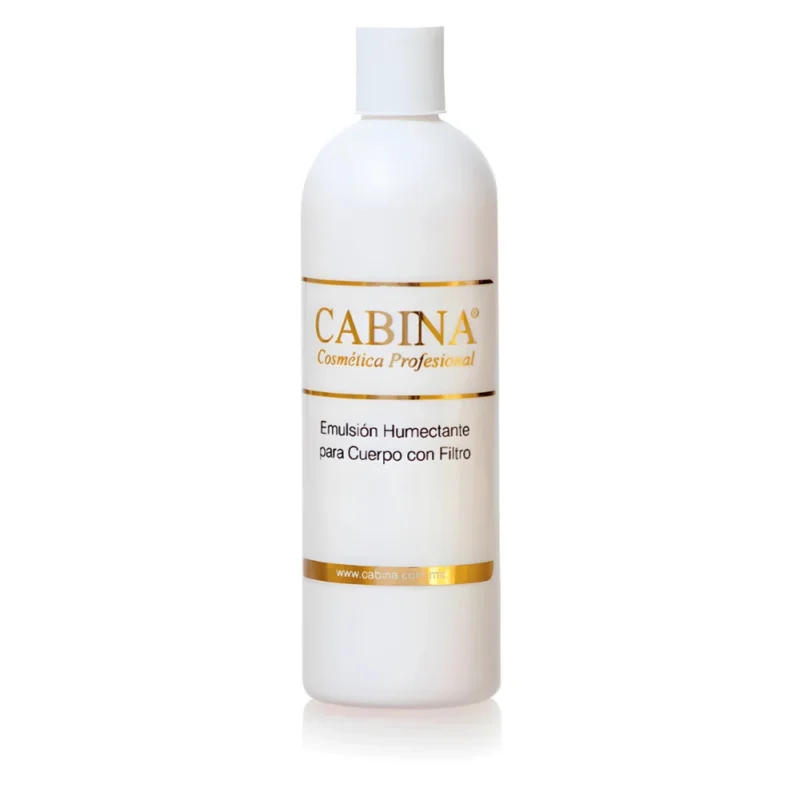 Emulsión Humectante para Cuerpo con Filtro Cabina 240 ml y 480 ml.