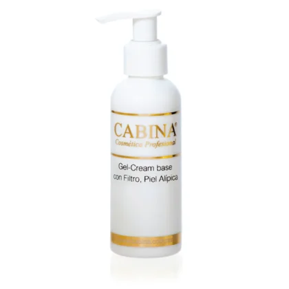 Gel-Cream Base con Filtro, Piel Alípica Cabina 52 ml, 112 ml y 232 ml.
