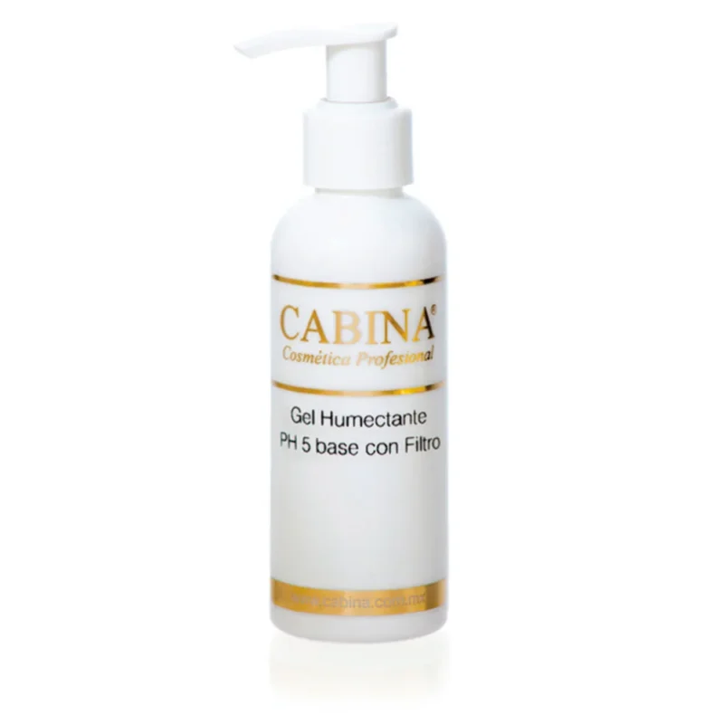 Gel Humectante pH 5 Base con Filtro Cabina 52 ml, 112 ml y 232 ml.