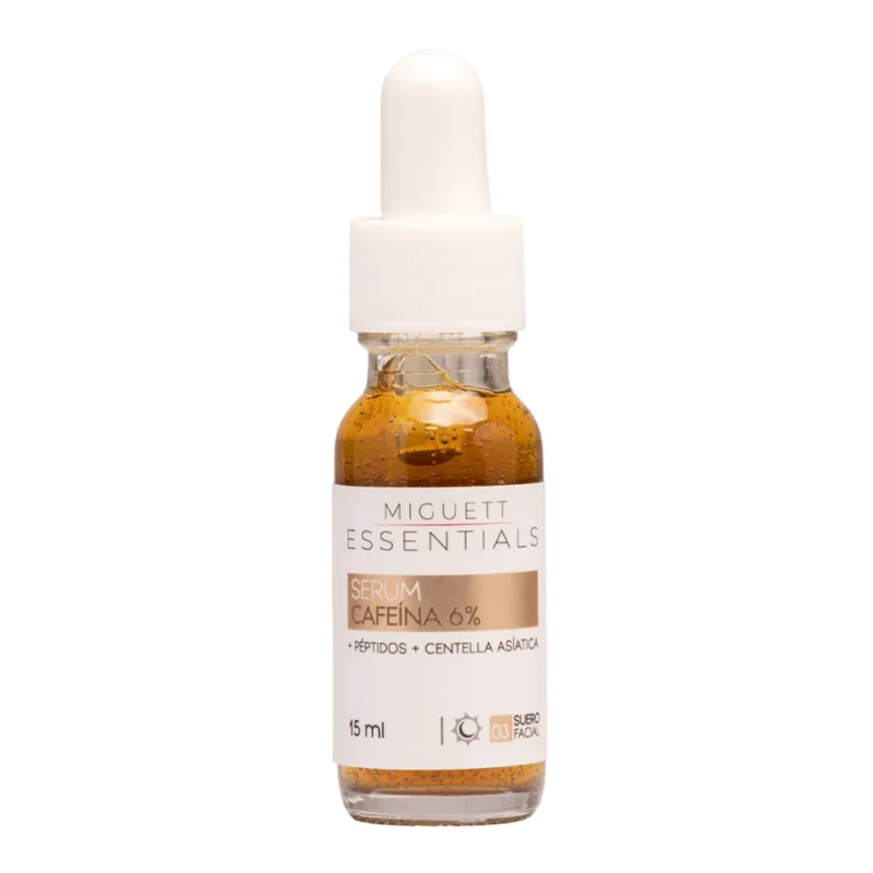 Serum Cafeína 6% + Péptidos + Centella Asiática 15ml