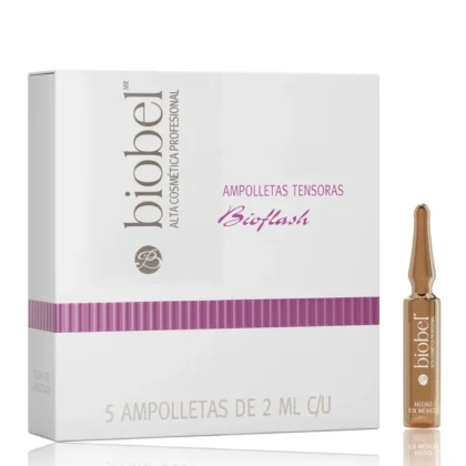 Ampolletas Tensoras Bioflash Biobel 5 de 2ml c/u