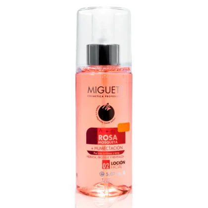 Loción Rosa Mosqueta Humectación Miguett 150ml y 500ml