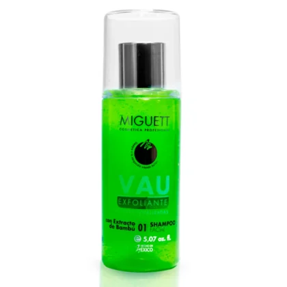 Shampoo Vau con partículas y extracto de Bambú  150ml y 250ml