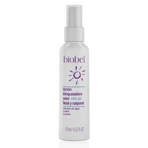 Loción Bloqueadora Solar FPS 50 Biobel 125ml