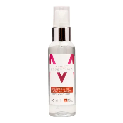 Mist Niacinamida 10% + Ácido Hialurónico Miguett 60ml