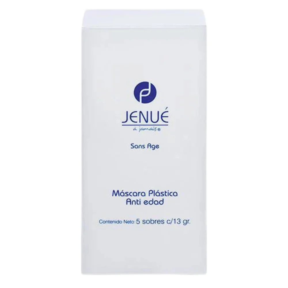 Máscara Plástica Anti-Edad Jenué 5 sobres c/13gr