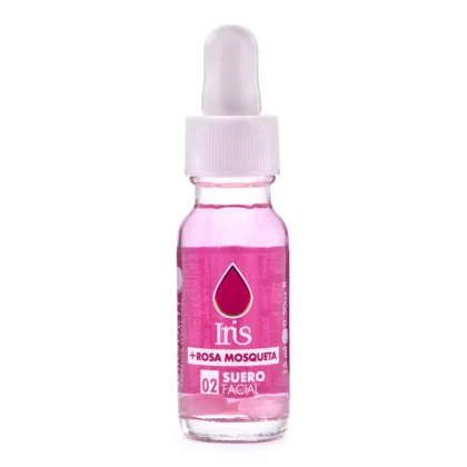 Iris Rosa Mosqueta Reparación Celular Miguett Suero Facial 15 ml y Mascarilla