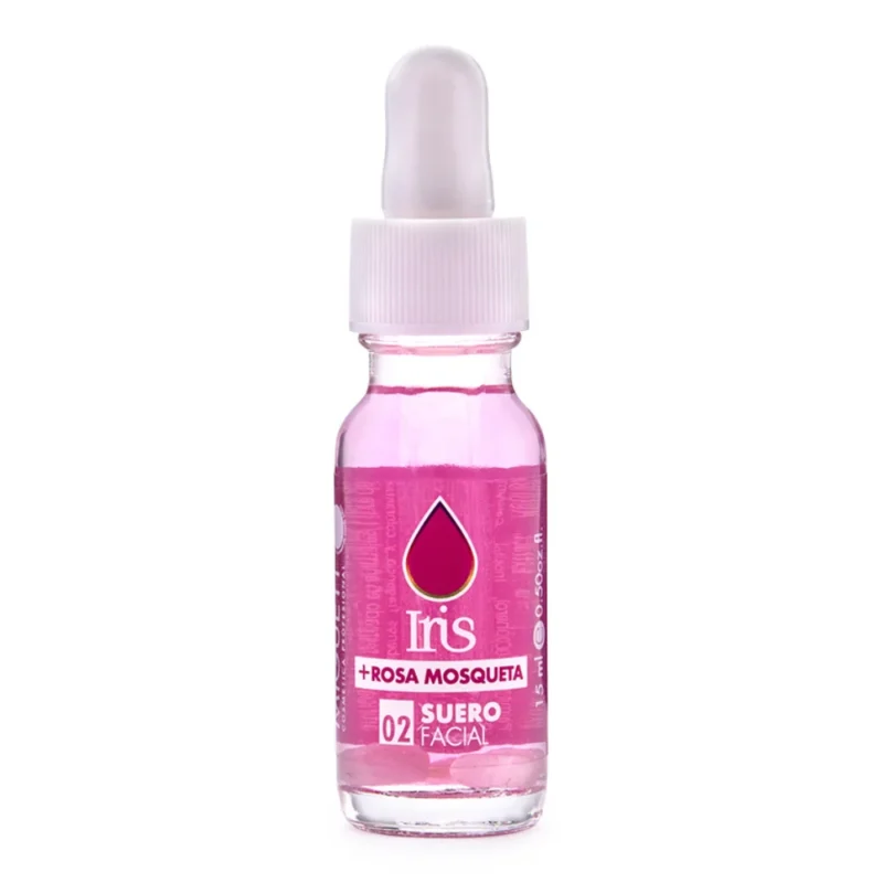 Iris Rosa Mosqueta Reparación Celular Miguett Suero Facial  15 ml y Mascarilla