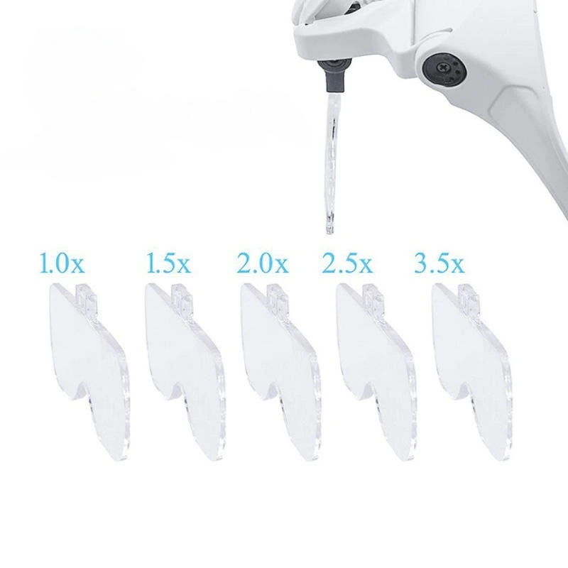 Diadema Lupa con Luz LED y 5 Lentes Intercambiables Profesional - Image 6