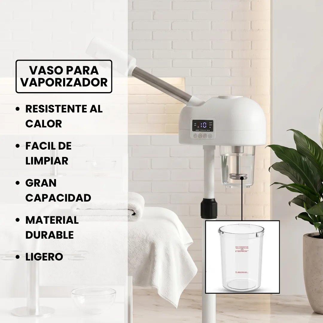 Vaso de Repuesto para Vaporizador Facial Profesional - Imagen 2