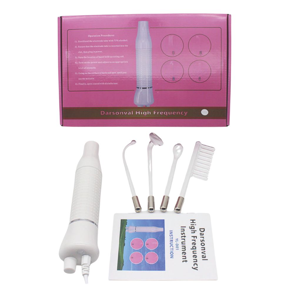 Alta Frecuencia Facial Anti-Arrugas Darsonval (Tubos Morados o Naranjas)